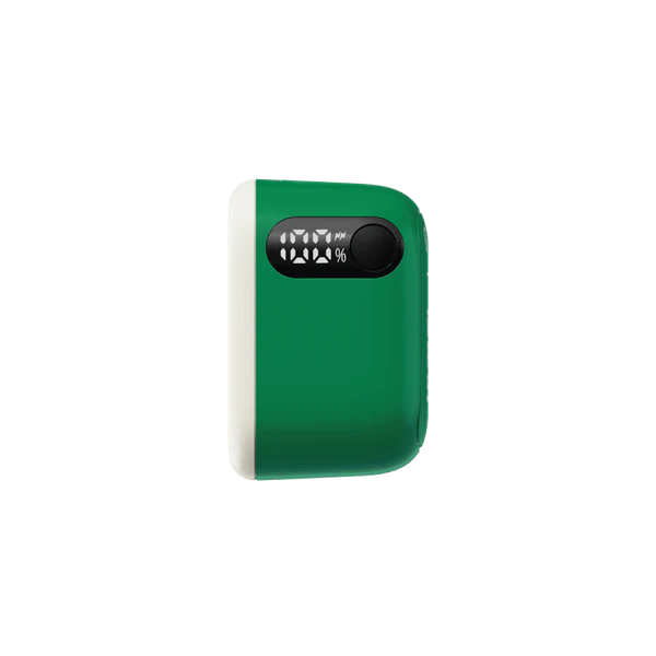 MOMAX 1‑Power Mini 5000mAh 3‑in‑1 Power Bank with USB‑C Plug (Green)