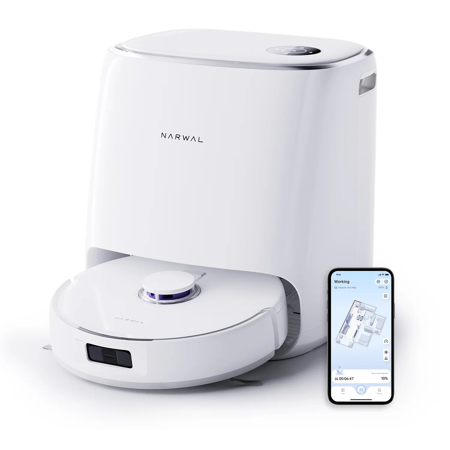 Narwal Freo X Ultra Robot Vacuum & Mop (White)