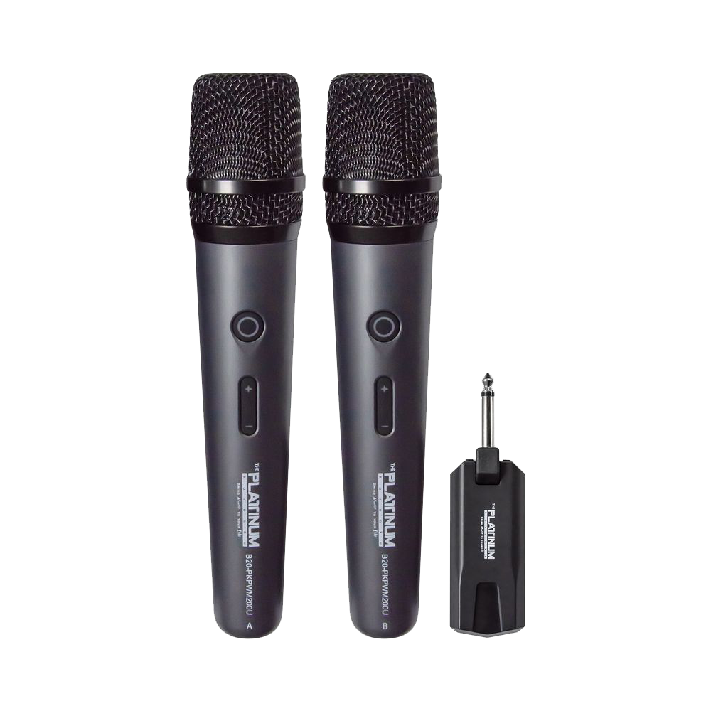 Platinum Karaoke B20 – Portable Dual Wireless Microphone