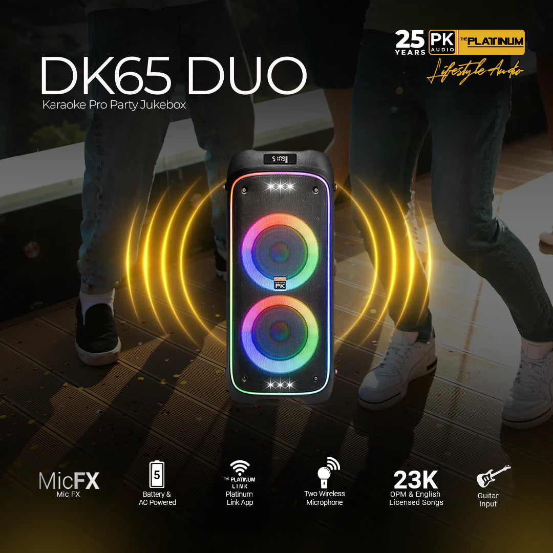 Platinum Karaoke DK65 Duo Party Jukebox – 1600W