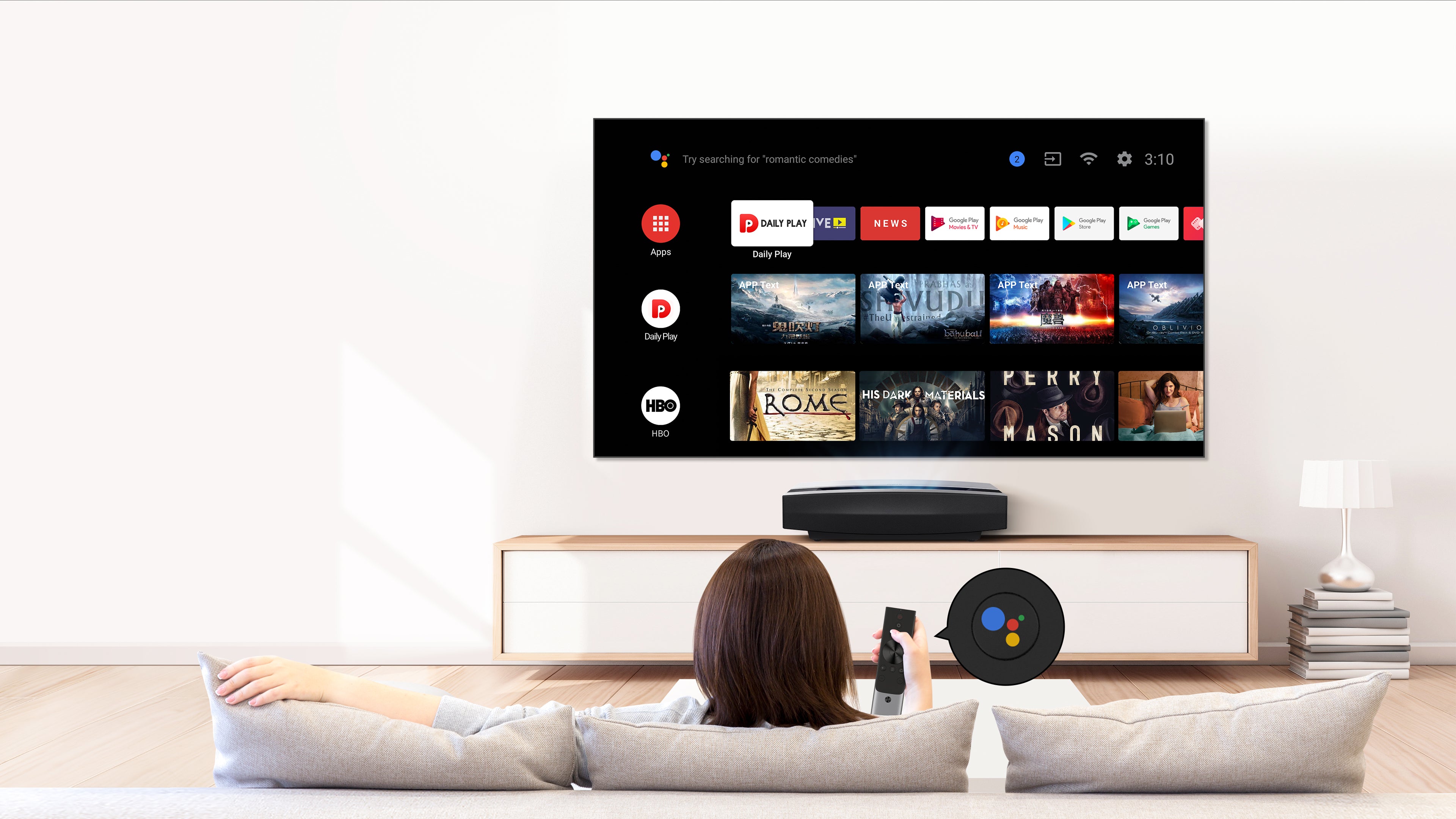 Aura 4K UHD Ultra Short Throw Projector