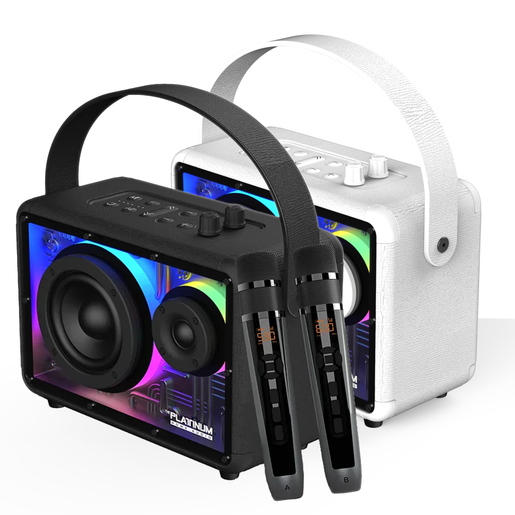 Platinum Apollo Pro – Portable Bluetooth Speaker with Microphone (Black)