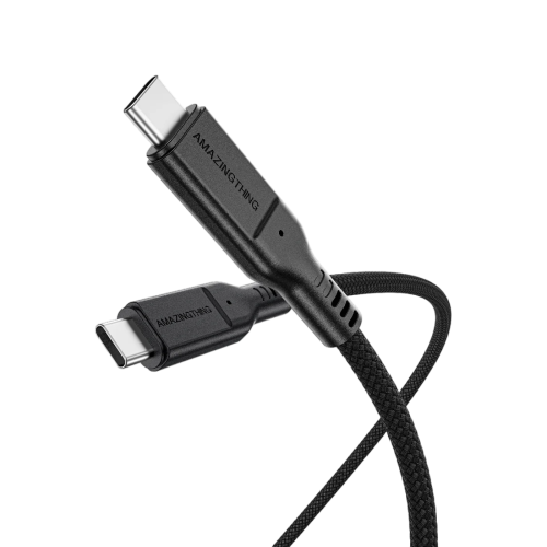 AmazingThing Thunder Pro 240W C‑to‑C Cable (1.2m, Black)