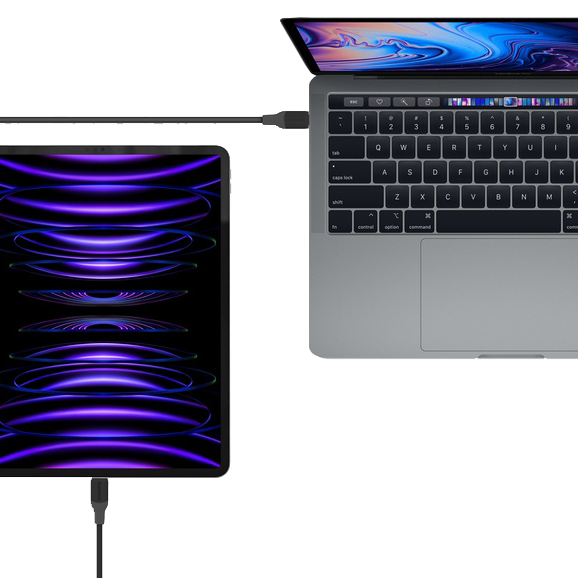 MOMAX 1‑Link Flow 60W USB‑C to USB‑C Cable (1.2m, Black)