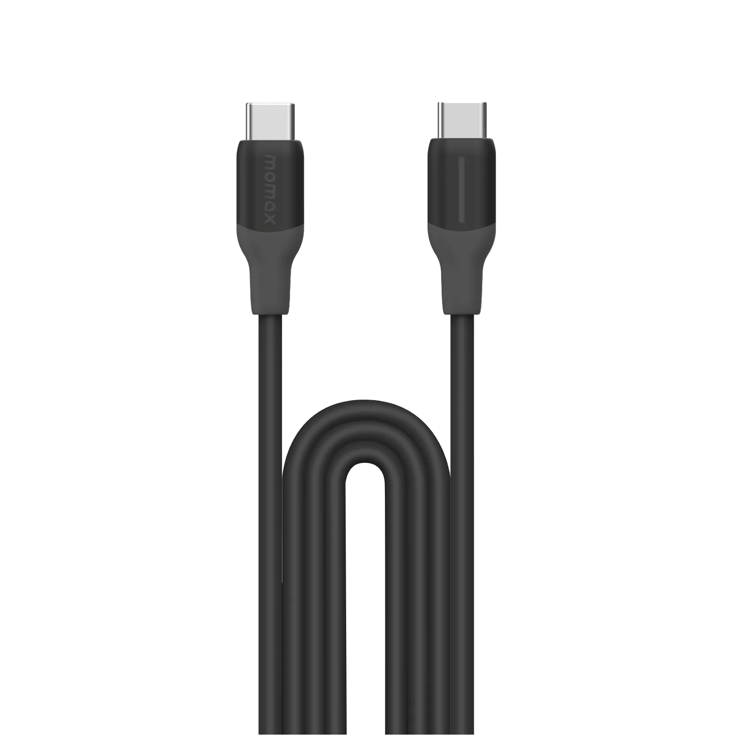 MOMAX 1‑Link Flow 60W USB‑C to USB‑C Cable (1.2m, Black)