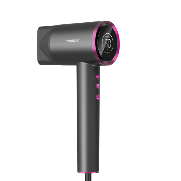 MOMAX Ultra Hair Ultra‑Speed Ion Hair Dryer (Black)