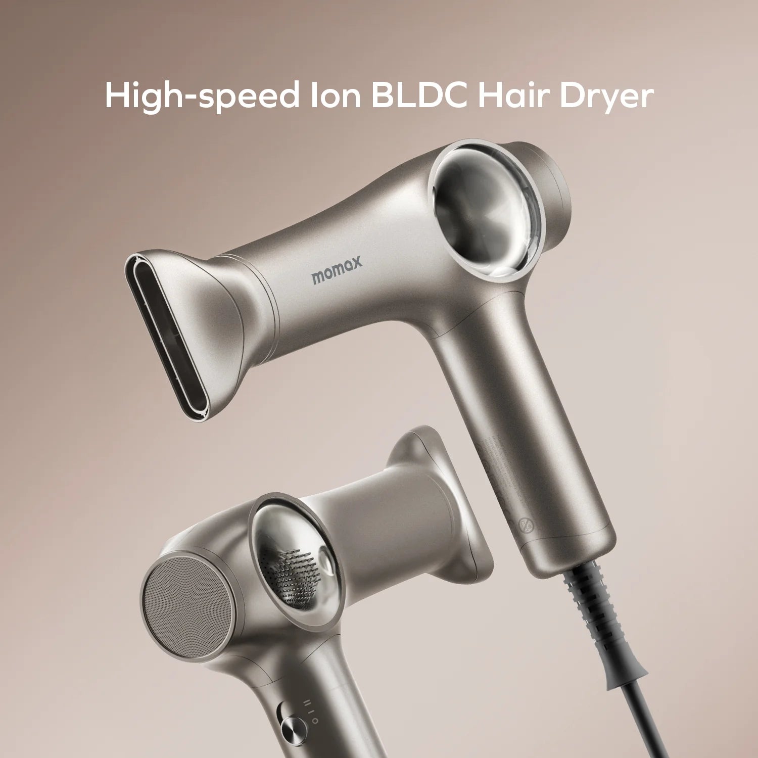 MOMAX 1‑CARE Velo Universal Voltage Compatibility Hair Dryer