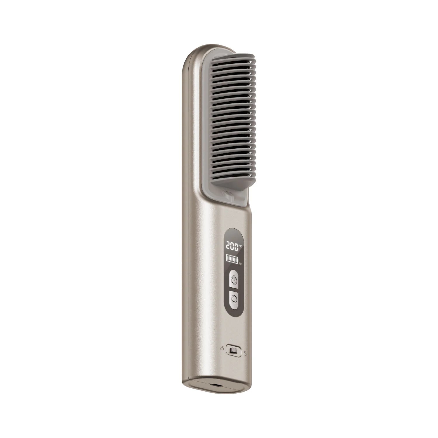 MOMAX 1-CARE SLEEK TRAVEL CORDLESS NEGATIVE ION HAIR STRAIGHTENING BRUSH