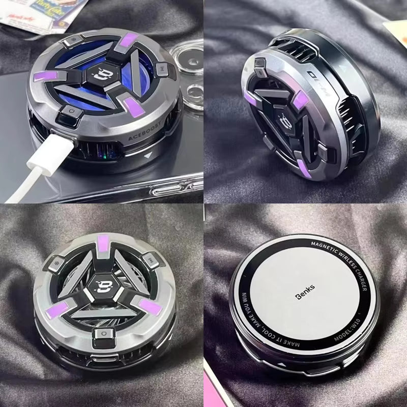 Benks W10 Magnetic Phone Cooler – Silver