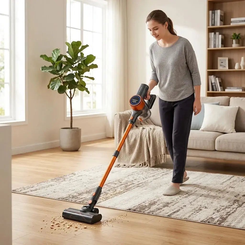 MOMAX 1-Home Cordless Stick Vacuum Cleaner (UK Plug - 26kPa Suction)