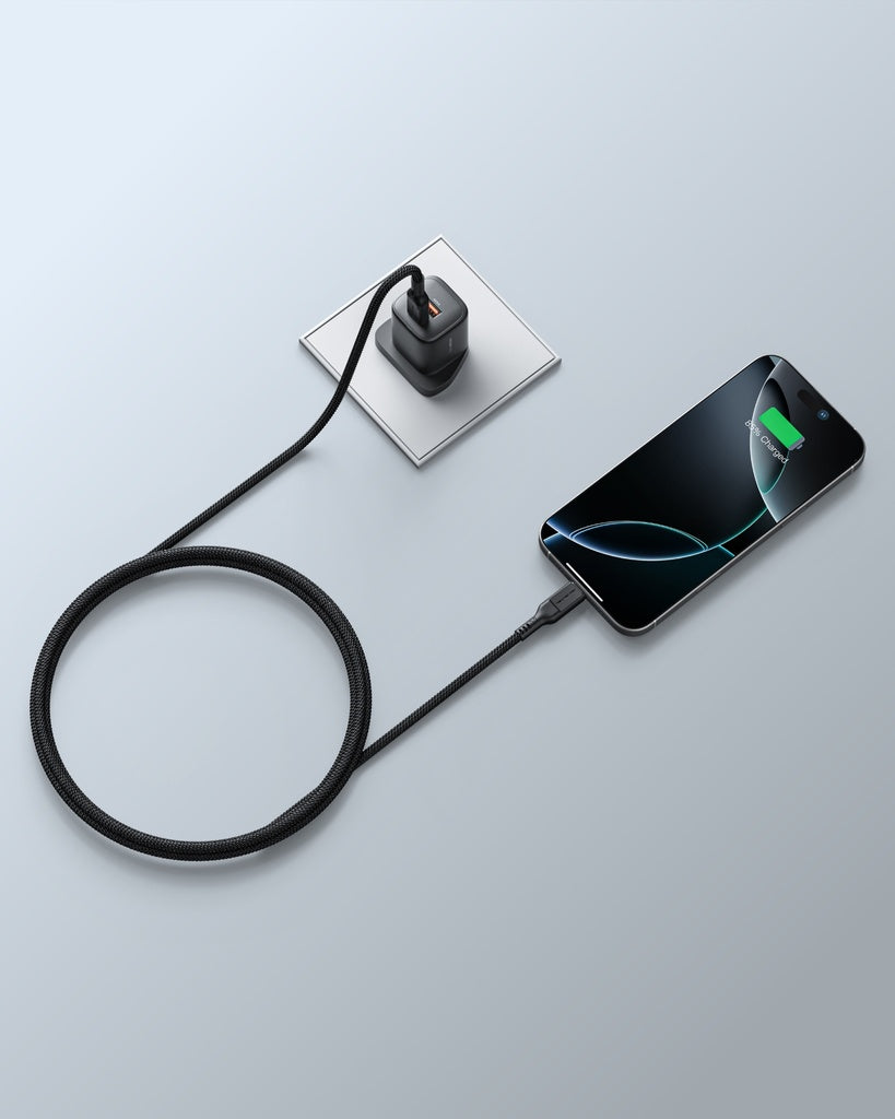 AmazingThing AT Thunder Pro 7X Type‑C to Type‑C Cable – (2m Black)