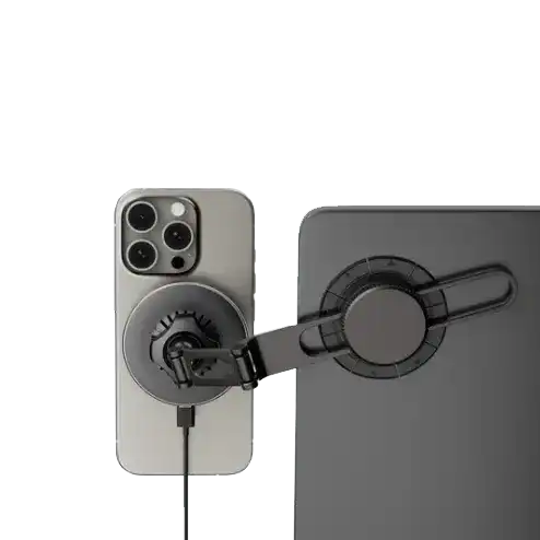 MagEasy MagMount Smart Cooling Car Charger (Car Screen Type) – Qi2, 15W Fast Wireless Charging, Space Gray