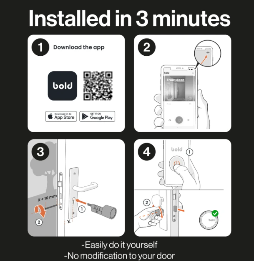 Bold Smart Lock Cylinder SX-33