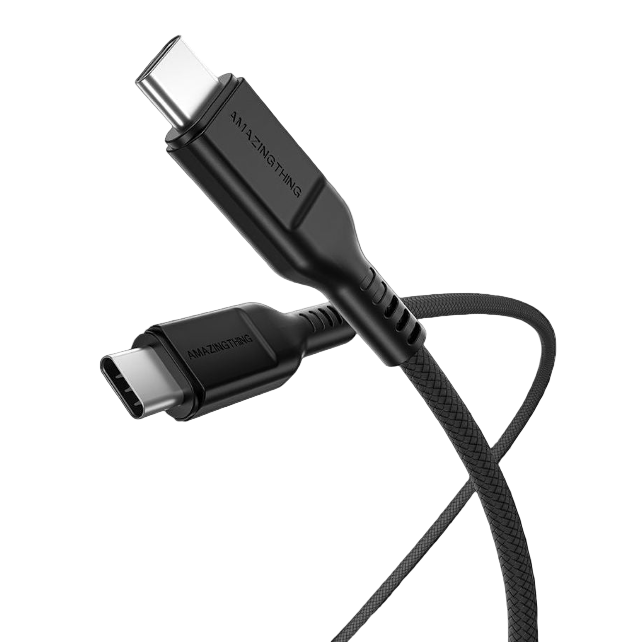 AmazingThing AT Thunder Pro 7X Type‑C to Type‑C Cable – (2m Black)