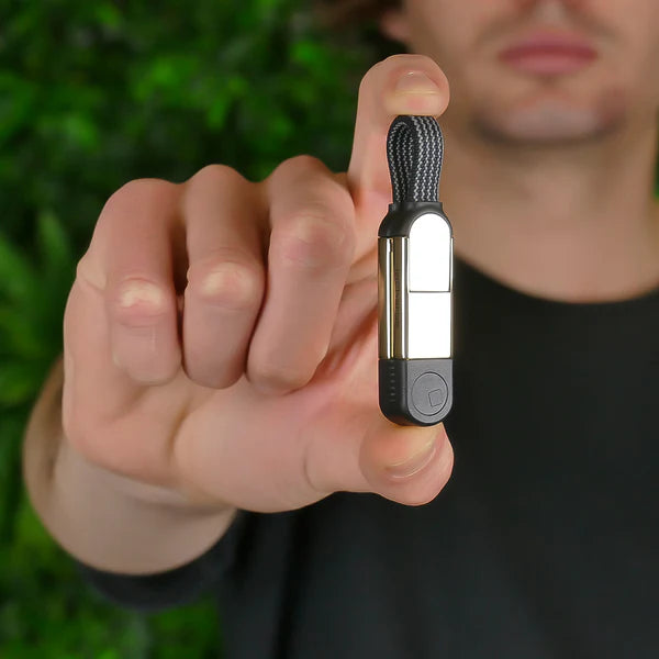 Rolling Square InCharge® 6 Moon White – 6‑in‑1 Charging Cable 0.25ft (Moon White)