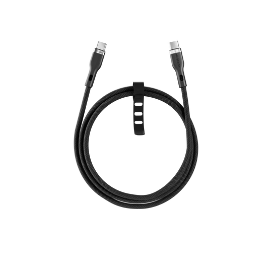 MagEasy Cable – USB‑C to USB‑C, Fast Charging & Sync, 100W, 1.5m, Black, Braided