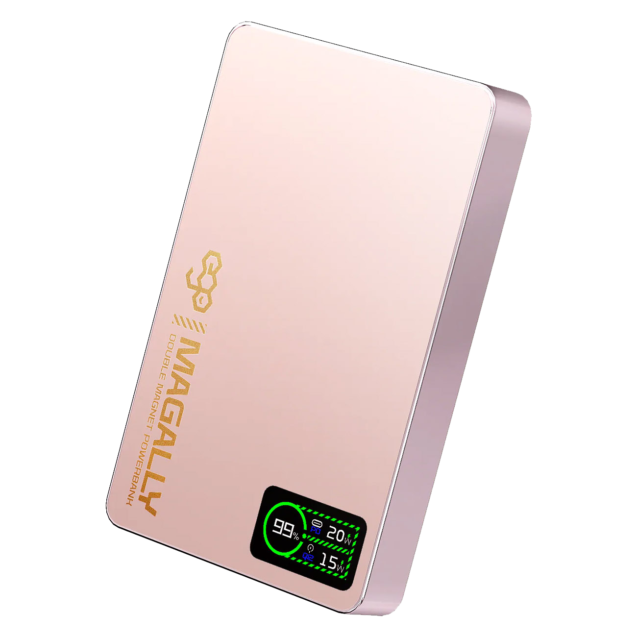 EGO MagPower 5U Qi2 10000mAh MagSafe Power Bank – Pink