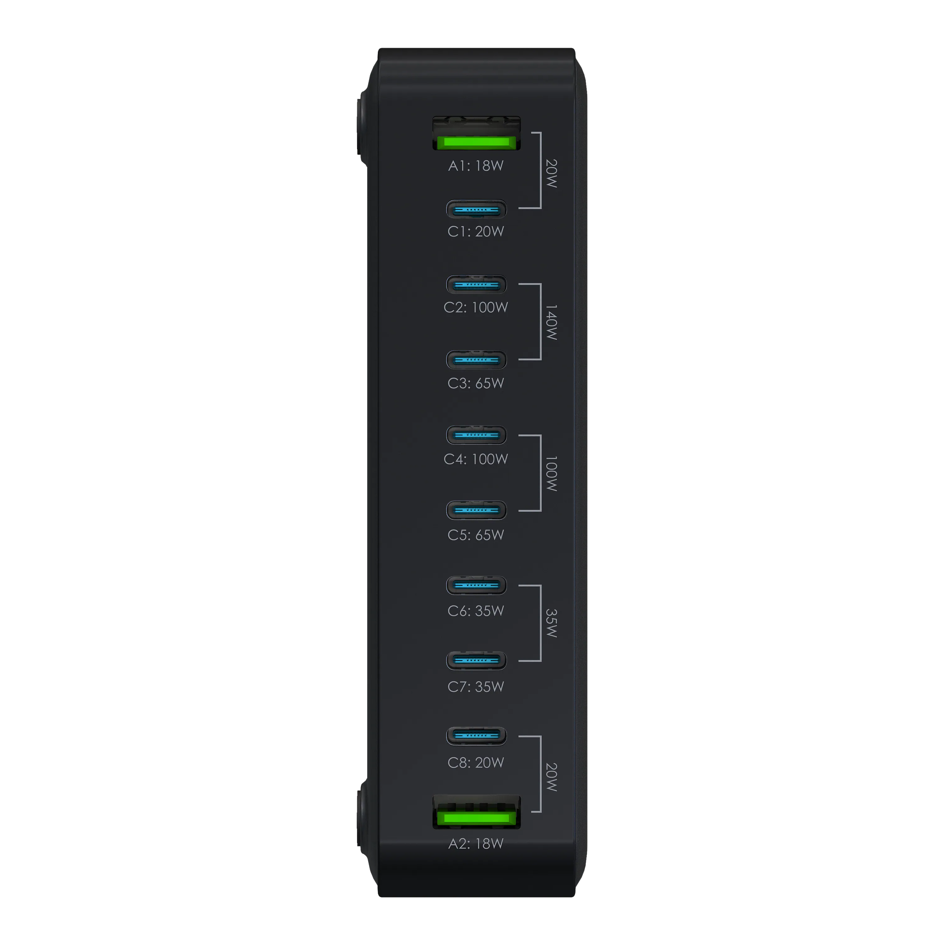 EGO 300W Extreme CP 10USB GaN Charger – Black