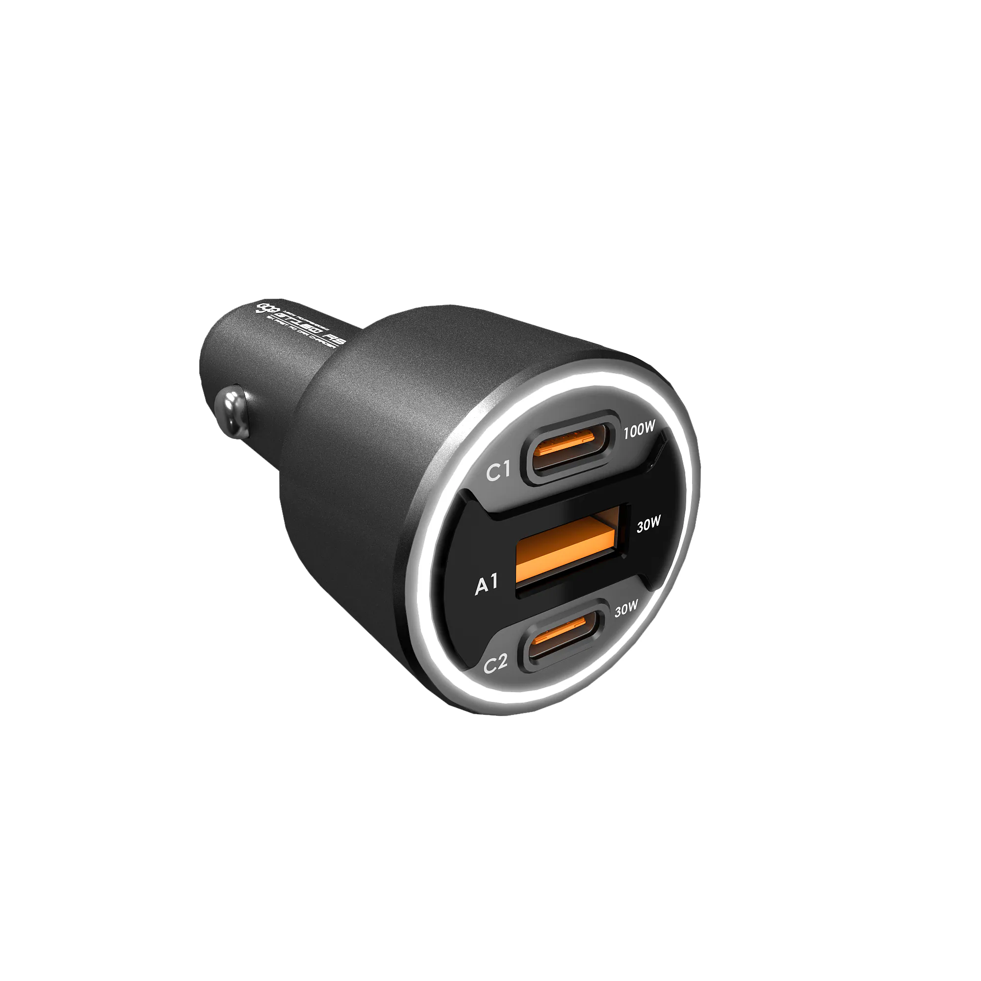 EGO GT160 RS 3USB 160W Car Charger – Black
