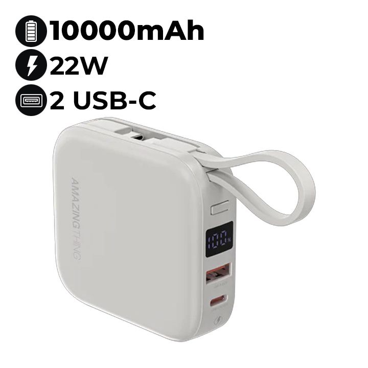 AmazingThing Thunder Go 10000mAh Powerbank PD22.5W (Grey)