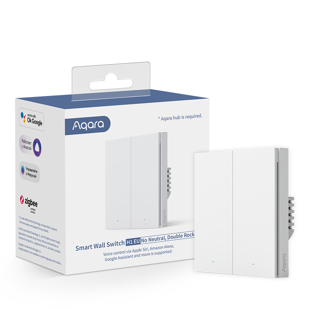Aqara Wall Switch Double Rocker - Chordz Shop