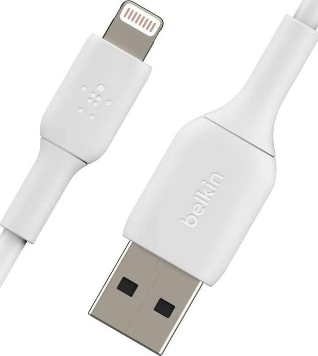 Belkin BoostCharge Lightning to USB-A Cable (1M, White)