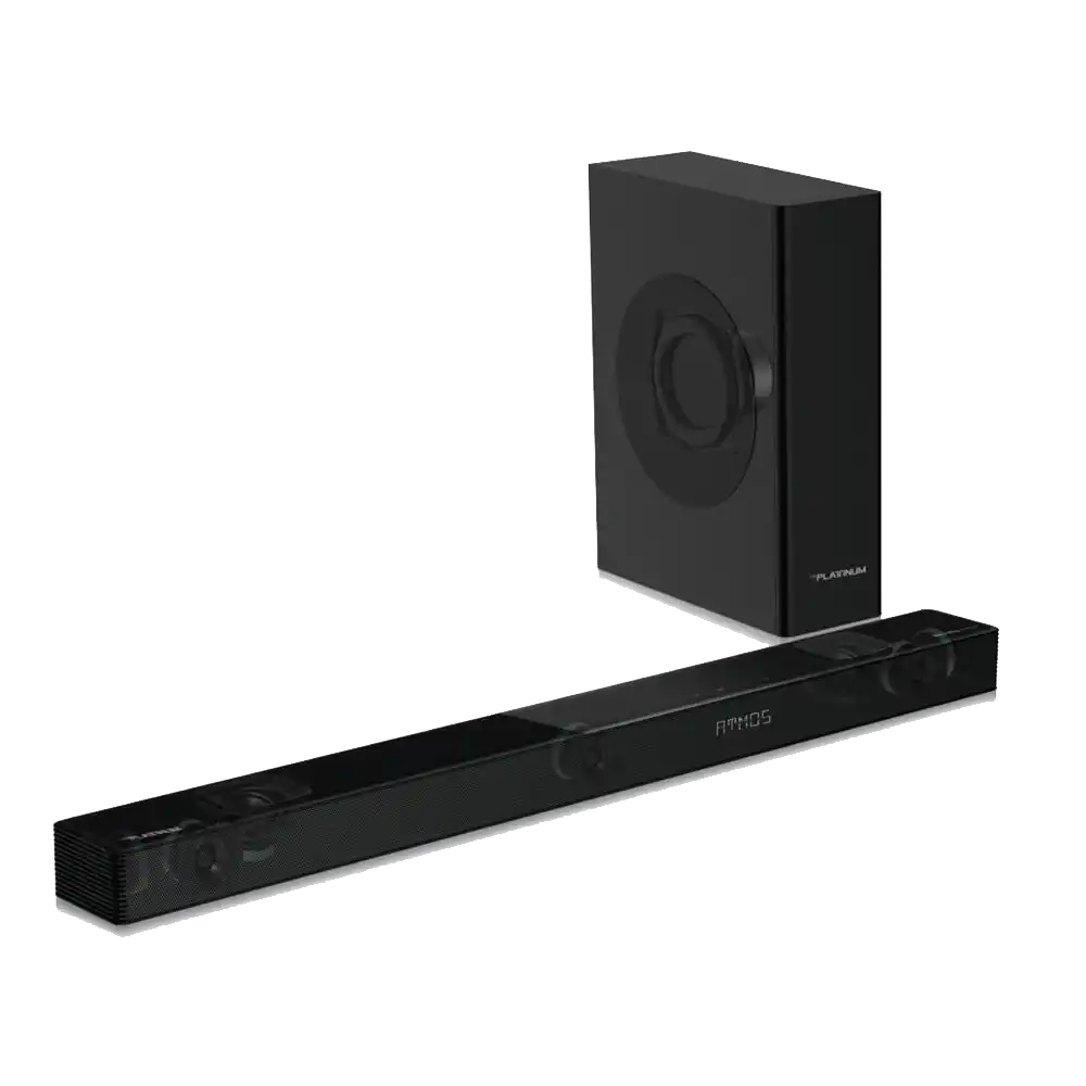 Platinum Karaoke A200 – 5.1.2 Channel Soundbar with Dolby Atmos &amp; Wireless Subwoofer