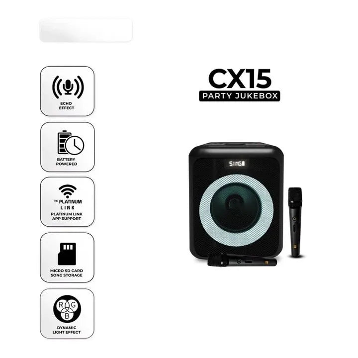 Platinum Karaoke CX15 Party Jukebox