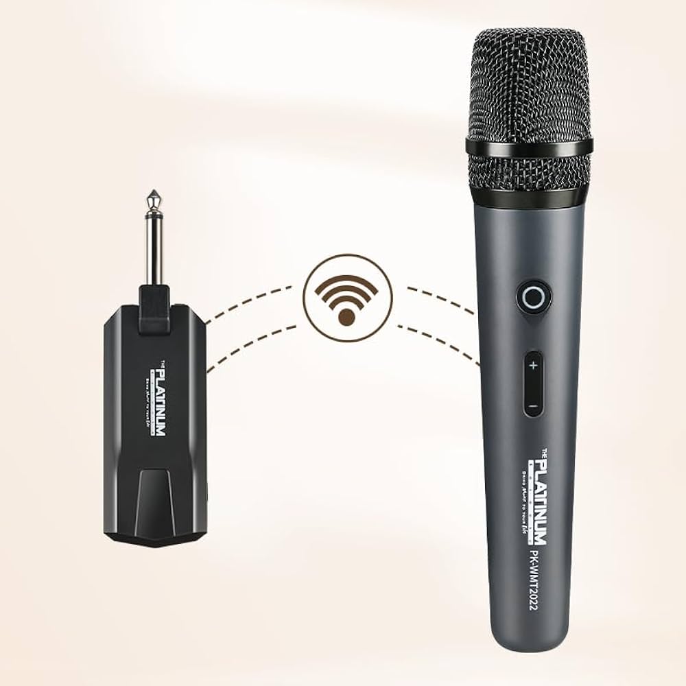 Platinum Karaoke B10 – Portable Single UHF Wireless Microphone