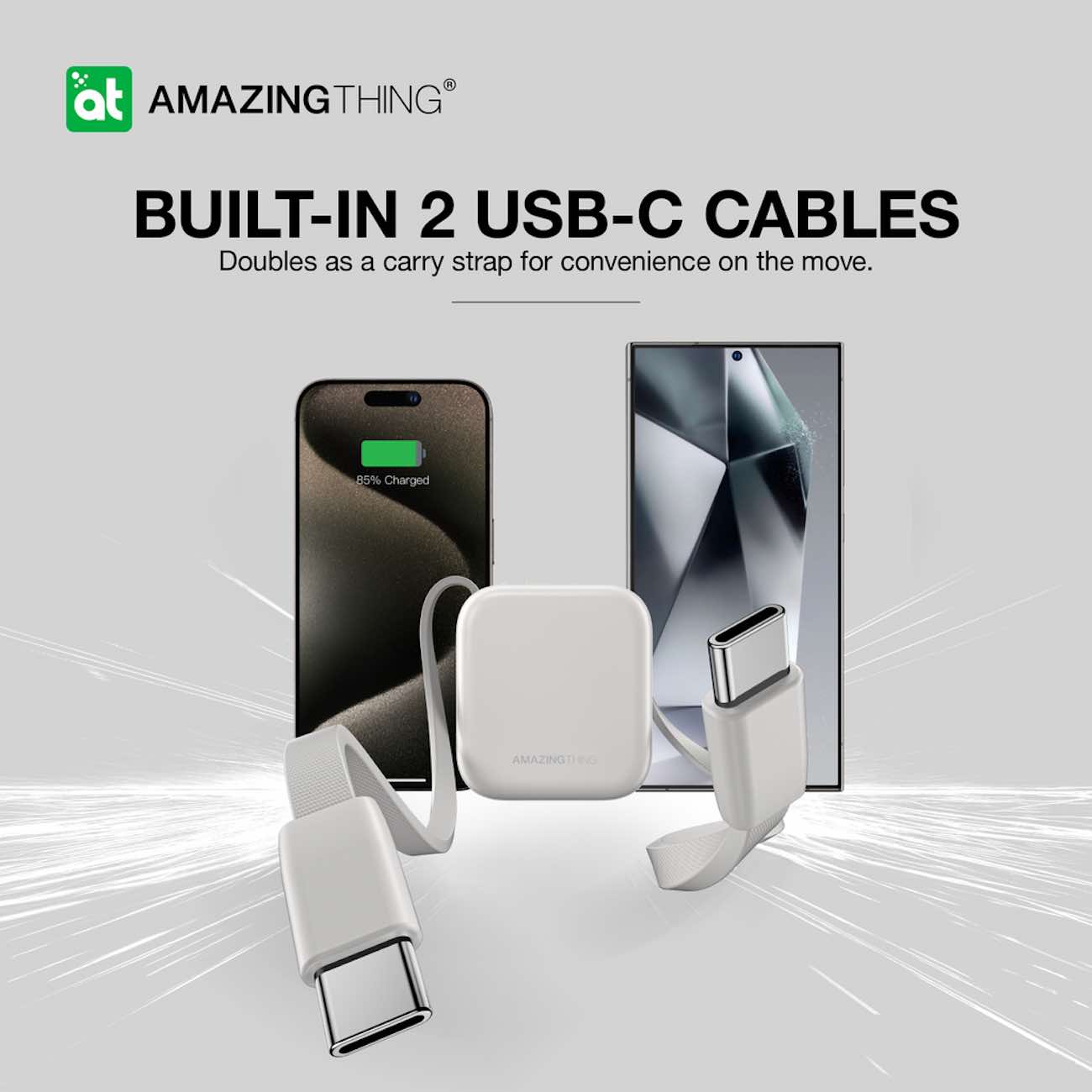 AmazingThing Thunder Go 10000mAh Powerbank PD22.5W (Grey)