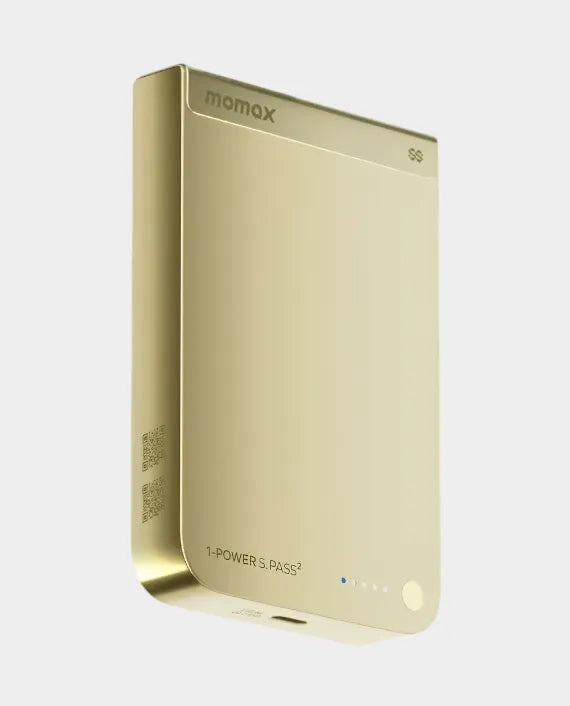 MOMAX 1-Power S.Pass2 10000mAh Qi2.2 Semi-SSB Magnetic Wireless Battery Pack