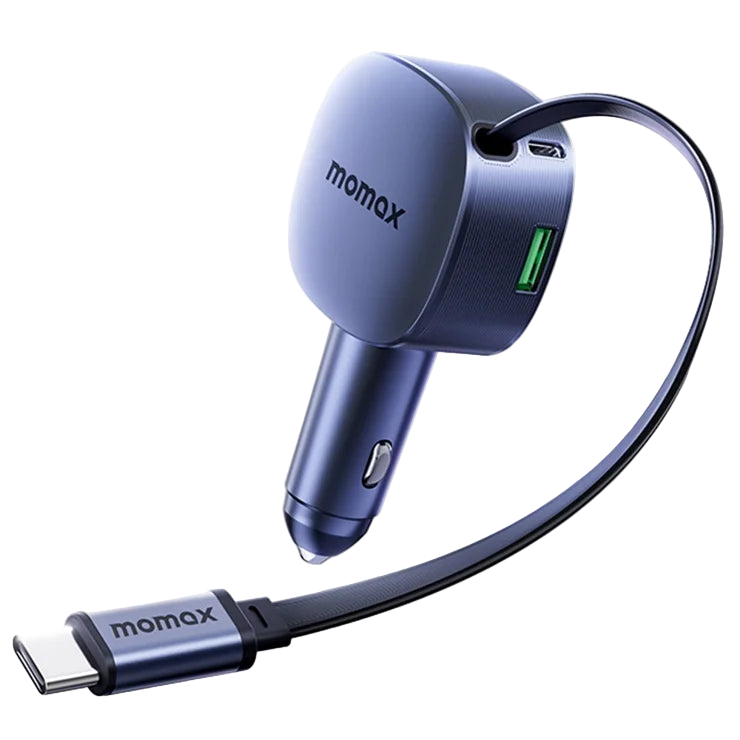 MOMAX 1‑Move+ 60W 2‑Port Car Charger