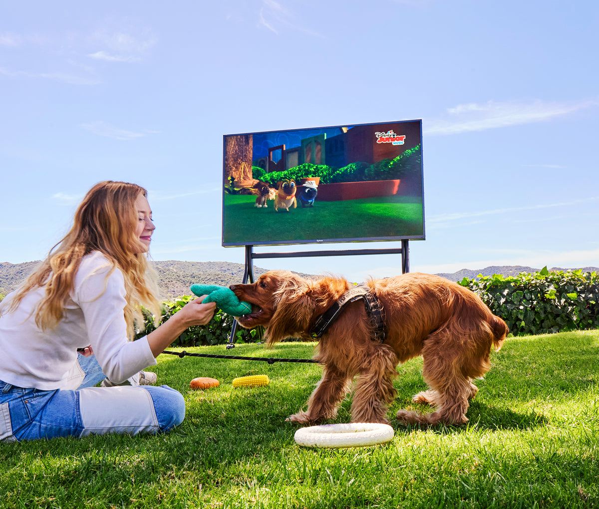Sylvox Pergola Pro Google 65" 4K Full Sun Outdoor Smart TV