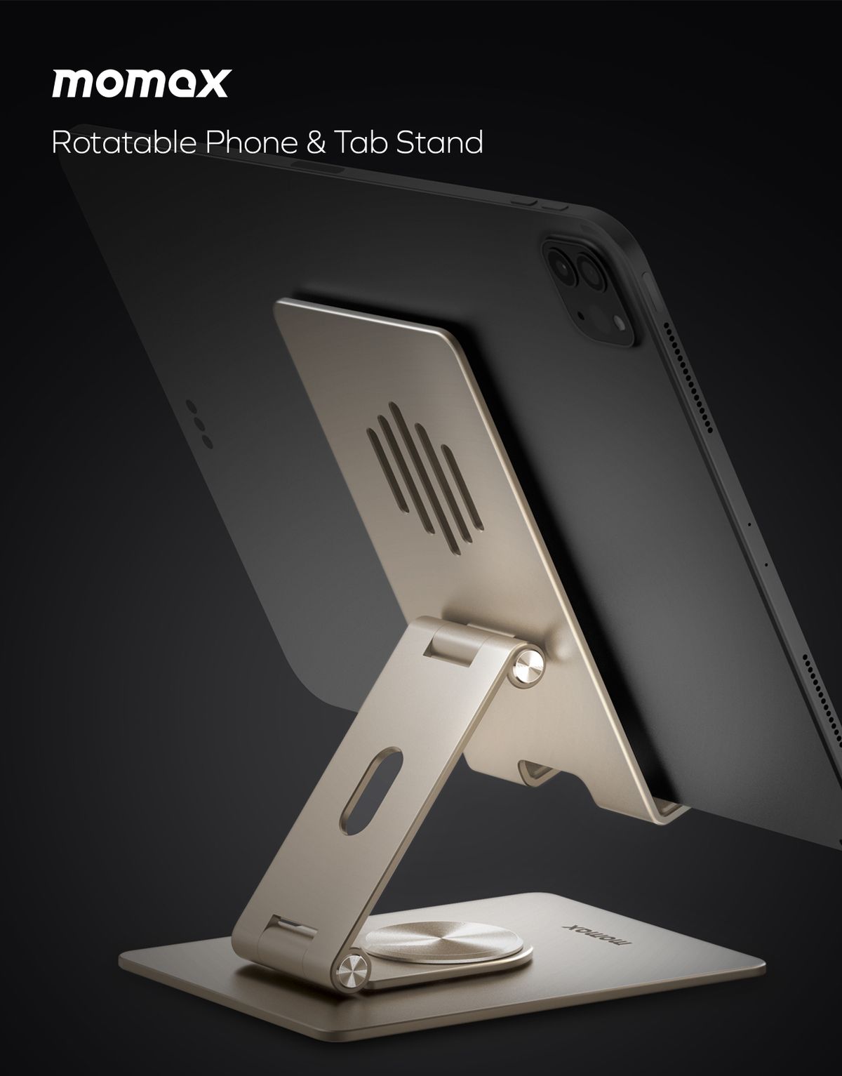 MOMAX Fold Stand Rotatable Phone & Tablet Stand