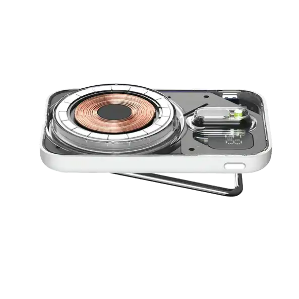 MOMAX 1‑Power Flow Plus Magnetic Power Bank 10000mAh (Transparent)