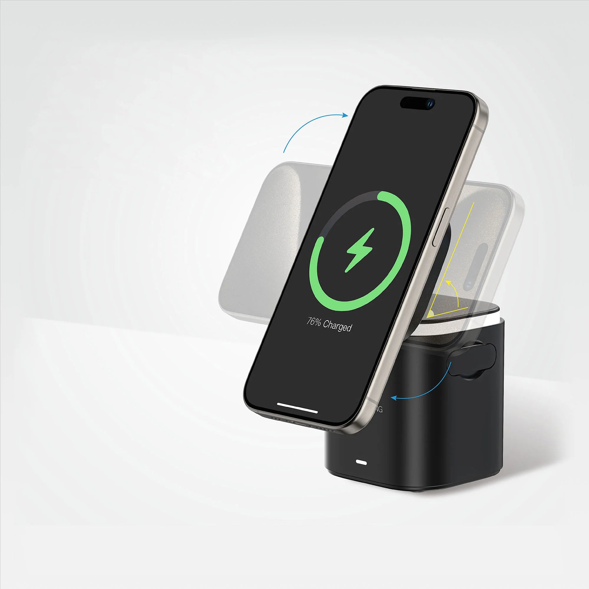 AmazingThing Thunder Pro Mag 5‑in‑1 PD55W Charging Station (Black)