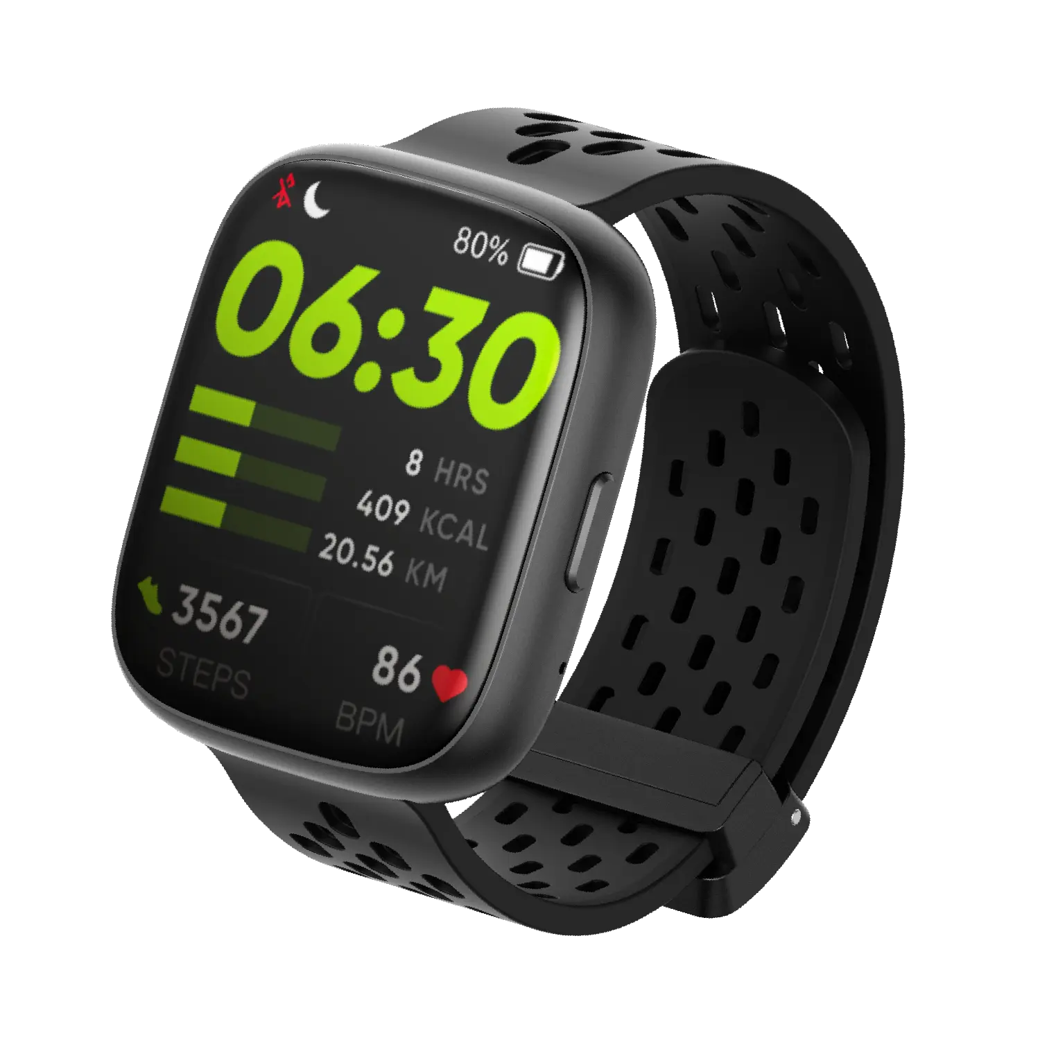 MOMAX 1‑Wear Smart Watch (Black)