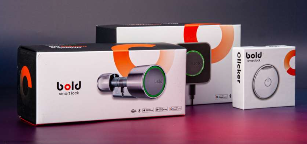 Bold Smart Lock Cylinder SX-33 + Bold Connect+ Bold Clicker