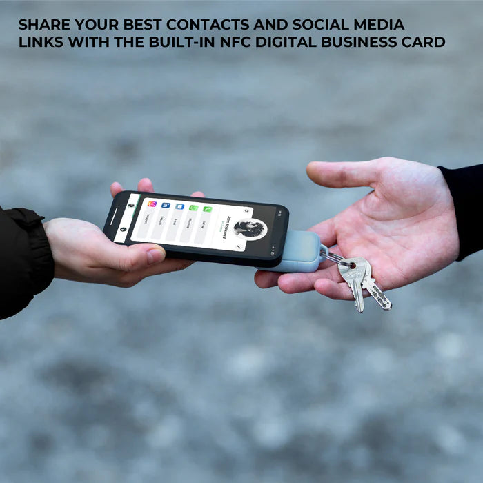 Rolling Square TAU 2 02R – 2000mAh Ultra‑Portable Keyring Power Bank (Gray)