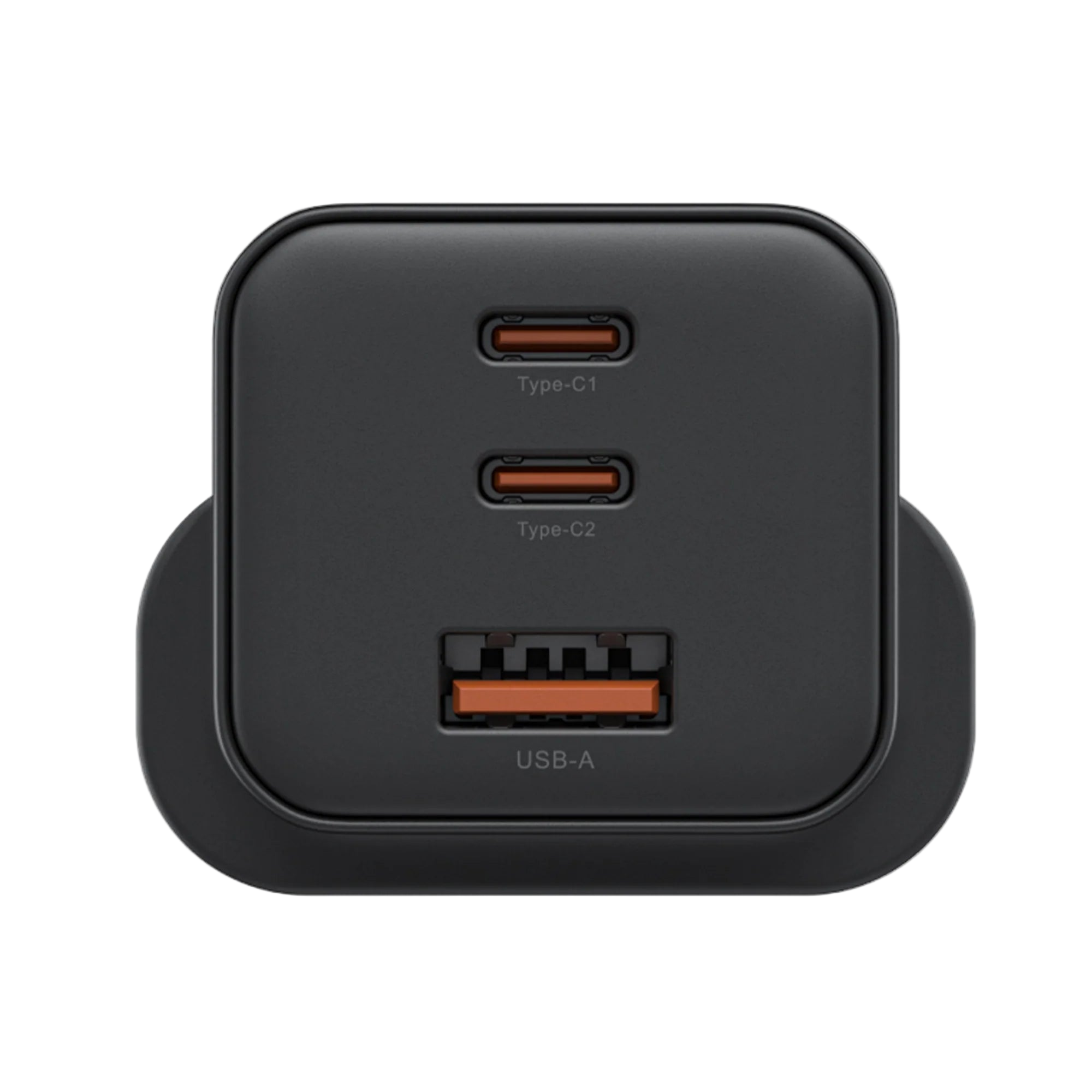 AmazingThing Thunder GaN 65W Charger – 3 Ports (2C + 1A, PD 3.0, QC 3.0, Compact Travel Design)