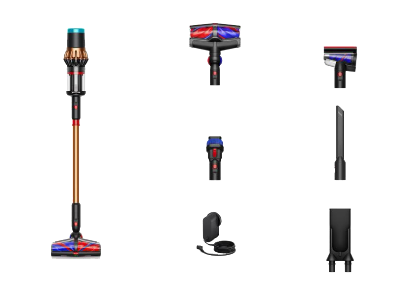 Dyson V16 Piston‑CN Flagship Cordless Vacuum – Matte Black / Copper