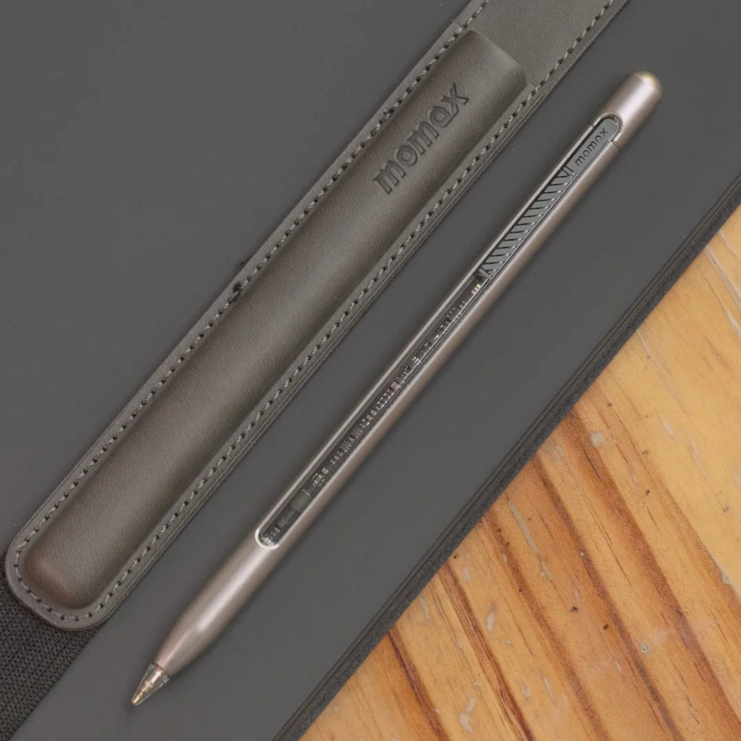 MOMAX Mag Link Pro Magnetic Charging Active Stylus Pen (Titanium)