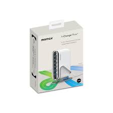 MOMAX 1‑CHARGER Flow Plus PD 120W 6‑Ports GaN Desktop Charger