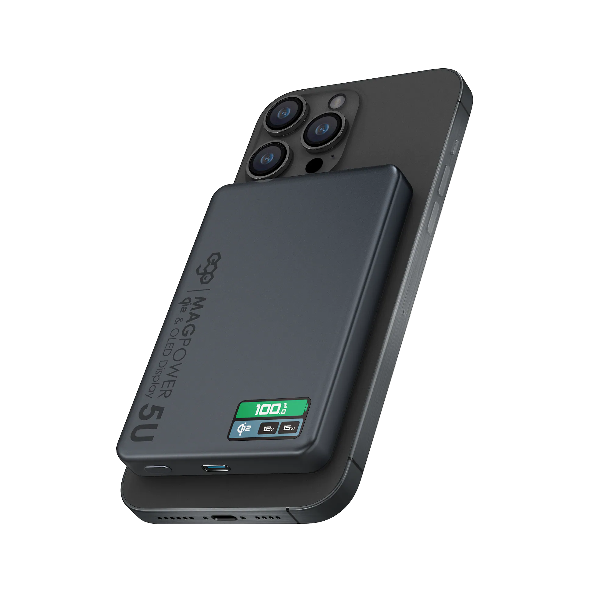 EGO MagPower 5U Qi2 10000mAh MagSafe Power Bank – Black