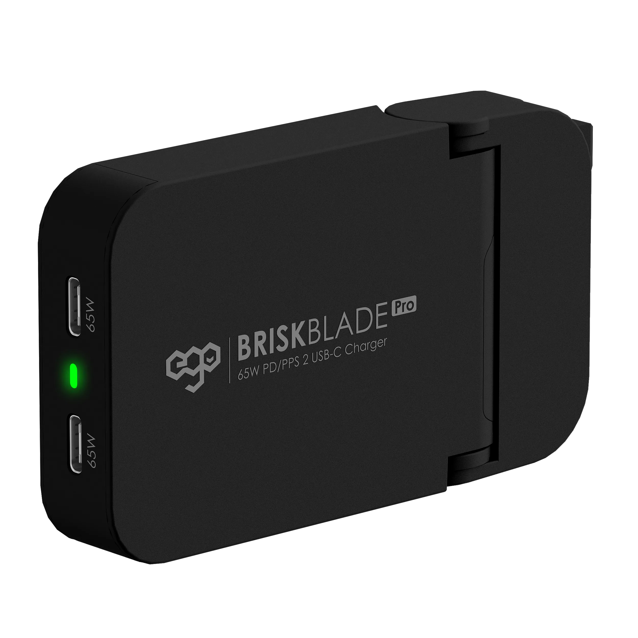 EGO 65W Brisk Blade Pro GaN Charger – Black