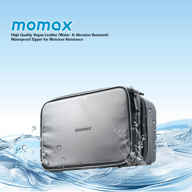 MOMAX 1‑World Organiser Tech Kit (Grey)